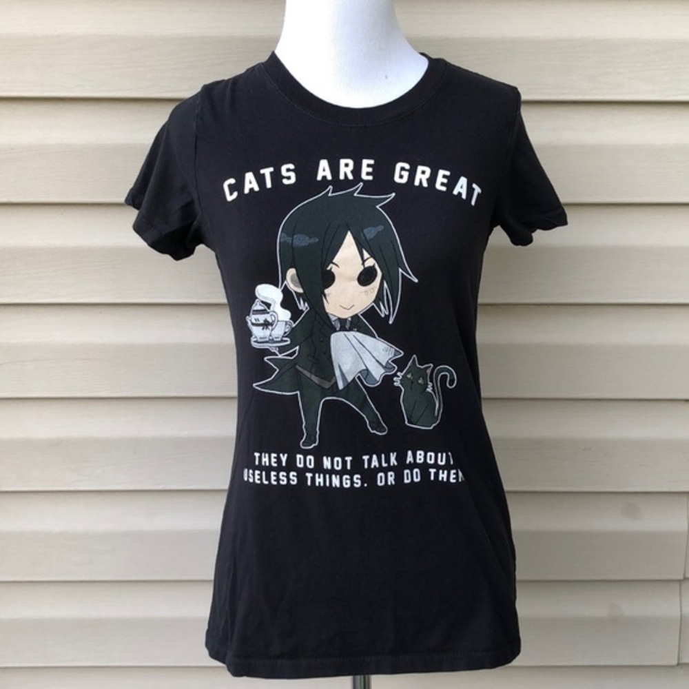 Black Butler Funimation women’s black tee shirt